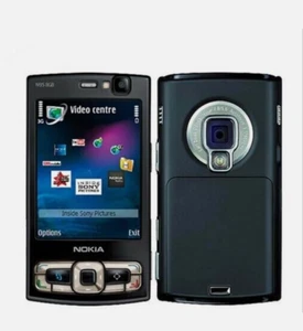 Original Unlocked NOKIA N95 8GB Mobile Phone 3G 5MP Wifi GPS 2.8''Screen Phone - Afbeelding 1 van 5