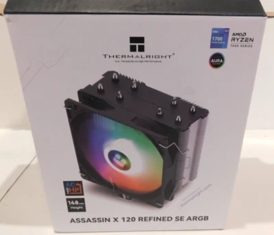 Ventilador de refrigeração Thermalright Assassin X 120 refinado SE ARG AMD Ryzen novo em folha - Imagem 1 de 2