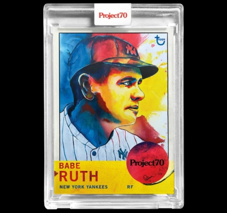 Topps Project 70 #115 1963 2021 Babe Ruth - Yankees de Nueva York - Brittney Palmer Foto 1 de 2