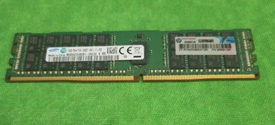 HP 809081-081 Samsung 16GB 2RX4 PC4-2400T DDR4 ECC Reg Smart Memory - Image 1 of 3