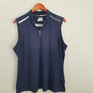 Izod Golf Performance Tank Top Navy Blue Women's Size XL - Bild 1 von 5