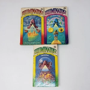 Illuminatus Trilogy by Robert Shea & Robert Anton Wilson (1979, MMPB) - Foto 1 di 10