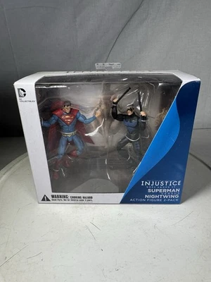 Injustice Gods Among Us Superman  Vs. Nightwing 2 Pack Dc Comics New In Box - Image 1 of 4
