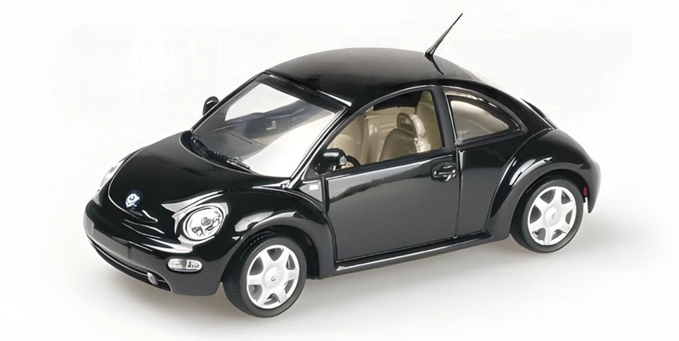 Minichamps 1:43 VOLKSWAGEN NEW BEETLE 1998 BLACK - 430058002 - Immagine 1 di 1