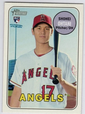 2018 Topps Heritage High Number - Shohei Ohtani #600 (RC) - Image 1 of 2
