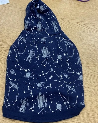 Sudadera con Capucha Top Paw Azul Marino Constelación Cosmos Perro M Espacio Exterior Galaxia Celestial Foto 1 de 3