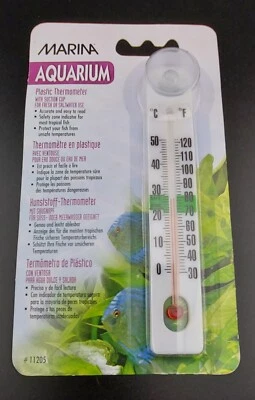 Marina Plastic Analog Aquarium Thermometer 11205 - Image 1 of 2