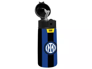 Borraccia termica Inter, 460 ml in acciaio con cannuccia in silicone - Foto 1 di 1