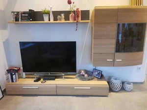 4-teilige Wohnwand Massivholz von Möbel Hartmann - Bild 1 von 3