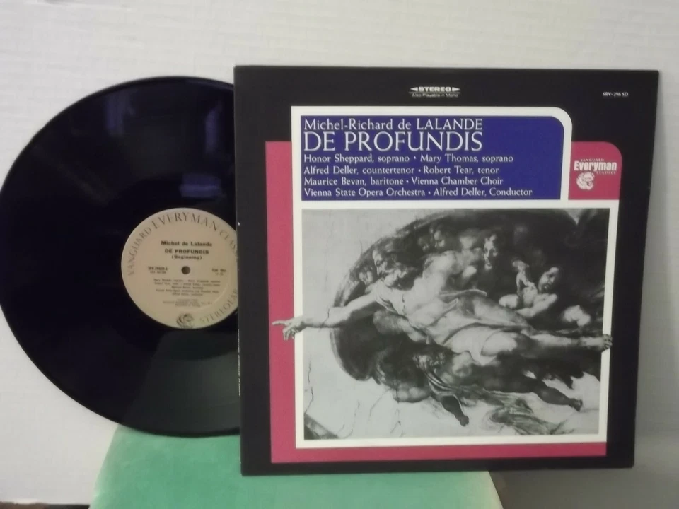 Alfred Deller,Vang."Michel de Lalande De Profundis"US,LP,st.,Opera classic,Mint - Image 1 of 1