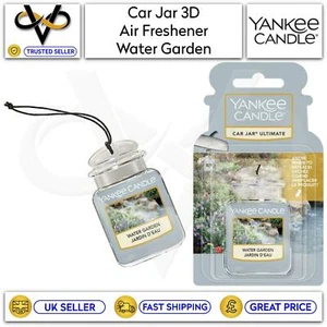 Yankee Candle Car Jar Ultimate 3D Air Freshener Odour Neutralizer Water Garden - Picture 1 of 1