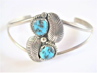 Armreif Silber 925 mit Türkis, 13,2 g - Bild 1 von 3