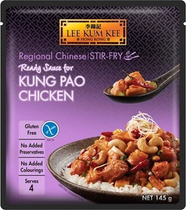 Lee Kum Kee KUNG PAO CHICKEN Savoury Condiment Cooking Sauce 145g x 3 - Picture 1 of 1