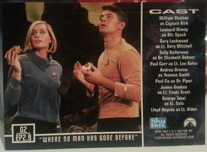 Tarjeta de placa dorada G2 temporada 1 de Star Trek TOS - Imagen 1 de 1
