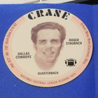 1976 Crane Football Roger Staubach  Dallas Cowboys HOFer NM or Better