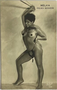Vintage Glamour Akt Kunst Erotik gewagtes Foto, Melka, Walery, 13,5x8,5cm (O1) - Bild 1 von 1