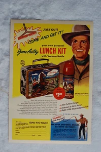 Gene Autry Lunch Kit advertisement promotional poster - Picture 1 of 1