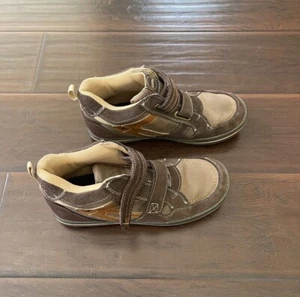 UMI Torrance Brown Leather Boots Sneaker Big Boys Sz 6 US EUR 38 - Picture 1 of 9