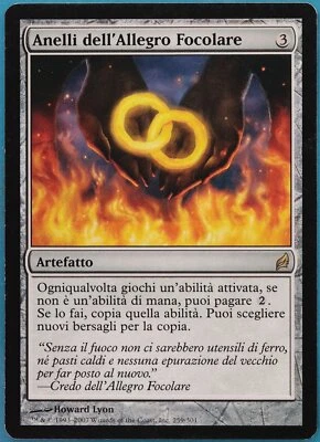 Rings of Brighthearth Lorwyn (ITALIAN) PLD Artifact Rare CARD (433301) ABUGames - Image 1 of 2