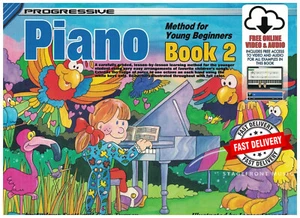 PROGRESSIVE PIANO METHOD FOR YOUNG BEGINNERS BOOK 2 + ONLINE MEDIA (CHILDS BOOK) - Picture 1 of 1