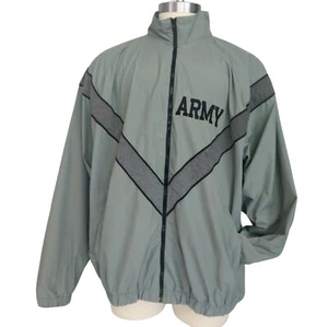 Army Jogging Jacket/Windbreaker Men's 2XL Long Reflective Strip Vented Pit Zips - Picture 1 of 10