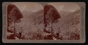 Folgefond in den Himmel über den Steilseiten des Tyssedals, Norwegen 1905 - Bild 1 von 1