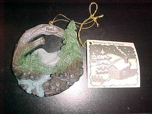 Schnetter Sammlerstücke Ornament "Noel" Winterszene neu mit Etikett KOSTENLOSER VERSAND - Bild 1 von 8