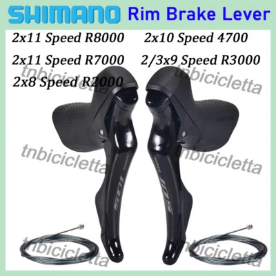 Shimano 8/9/10/11-speed Rim Brake ST-R7000 R8000 R3000 R2000 4700 Shift Levers - Image 1 of 4