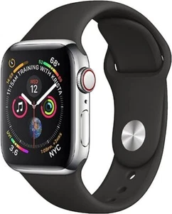 Apple Watch Series 4 (Cellular) 40mm Silver Stainless Steel - Very Good - Picture 1 of 2