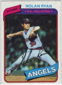NOLAN RYAN HOF 1980 TOPPS Karte #580 NM-MT Zustand - Bild 1 von 2