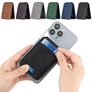 Safety Magnetic Wallet Stand for iPhone 15 14 13 ProMax Universal - Picture 1 of 18