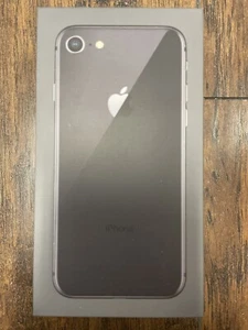iPhone 8 64GB Black Empty Box Only - Picture 1 of 8
