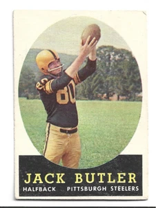 Topps Jack Butler #76 1958, Pittsburgh Steelers de la corte - Imagen 1 de 2