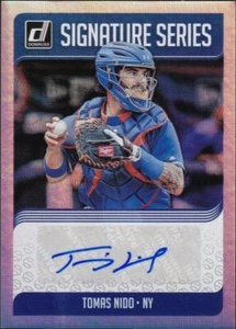 2018 Panini Donruss Signature Series #SS-TN - Tomas Nido Rookie Auto - Picture 1 of 2