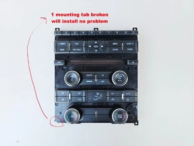 Ford Taurus 2010 2011 2012 radio placa frontal panel de control de clima AG1T-18A802-AB Foto 1 de 4