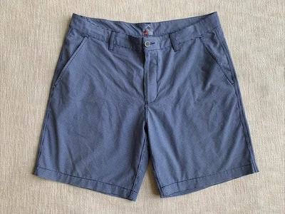 Southern Tide Mens Sz 38 Golf Shorts Mens Check Blue/White Cotton Blend Stretch - Image 1 of 4