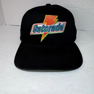 Vintage Gatorade Hat Cap Sports Specialties Snap Back Black Adjustable 90s Y2k - Picture 1 of 7