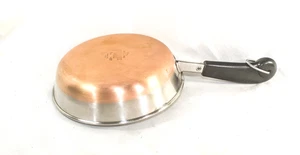 1801 Revere Ware  7" Skillet Copper Clad Stainless Rome N.Y. U.S.A.   No Lid - Picture 1 of 4