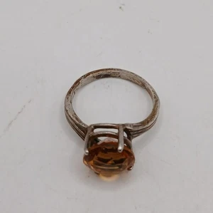 Vintage Citrine Ring, Size 9 - Picture 1 of 4