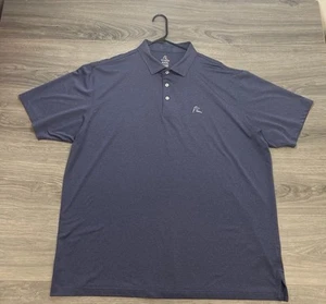 Rhoback Poloshirt Herren 3XL Blau Performance Stretch - Bild 1 von 7