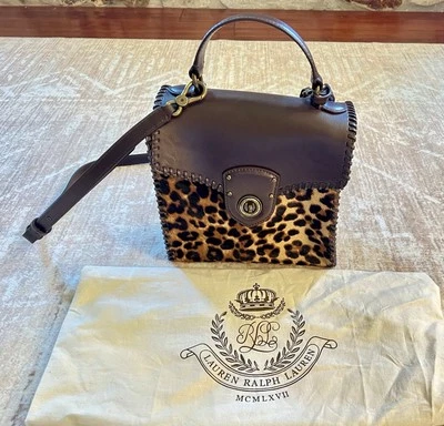 Ralph Lauren Medium Leather And Cowhide Purse - Image 1 of 4