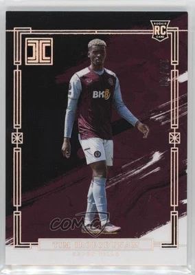 2023-24 Panini Impeccable Premier League Silver /18 Tim Iroegbunam #92 Rookie RC - Image 1 of 2