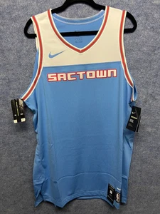 Nike NBA Sacramento Kings Sactown Trikot Authentic Größe XL Blau Jersey - Bild 1 von 3