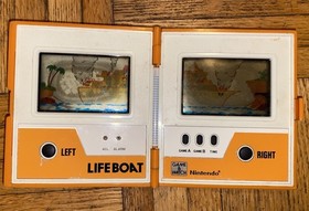 Vintage Nintendo Game & Watch Multi Screen Life Boat 1983