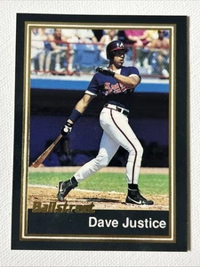 1991 Ballstreet #55 Dave Justice Atlanta Braves Baseball Card - Picture 1 of 2