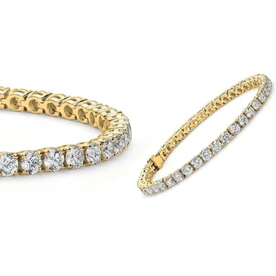 Pulsera tenis circonita cúbica redonda de 5 mm Foto 1 de 4