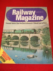 RAILWAY MAGAZINE - FAREWELL DELTICS - Jan 1982 Vol 128 # 969 - Imagen 1 de 1