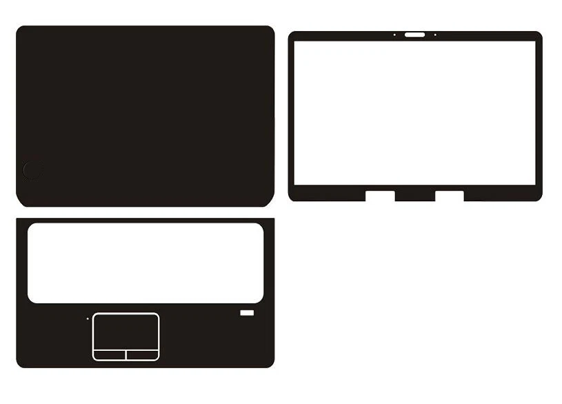 Laptop Sticker Skin Decal Carbon fiber Cover Protector for HP Envy DV7 17.3" - Image 1 of 4