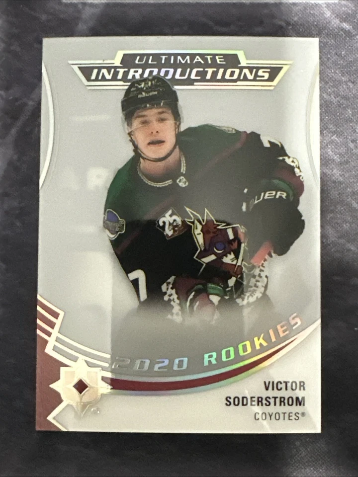 2020-21 Ultimate Collection Ultimate Introductions UI-61 Victor Soderstrom - Image 1 of 2