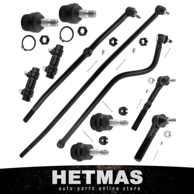 Kit completo de suspensão dianteira 11 peças compatível com 1994 1995-1997 Dodge Ram 1500 2500 4WD - Imagem 1 de 4